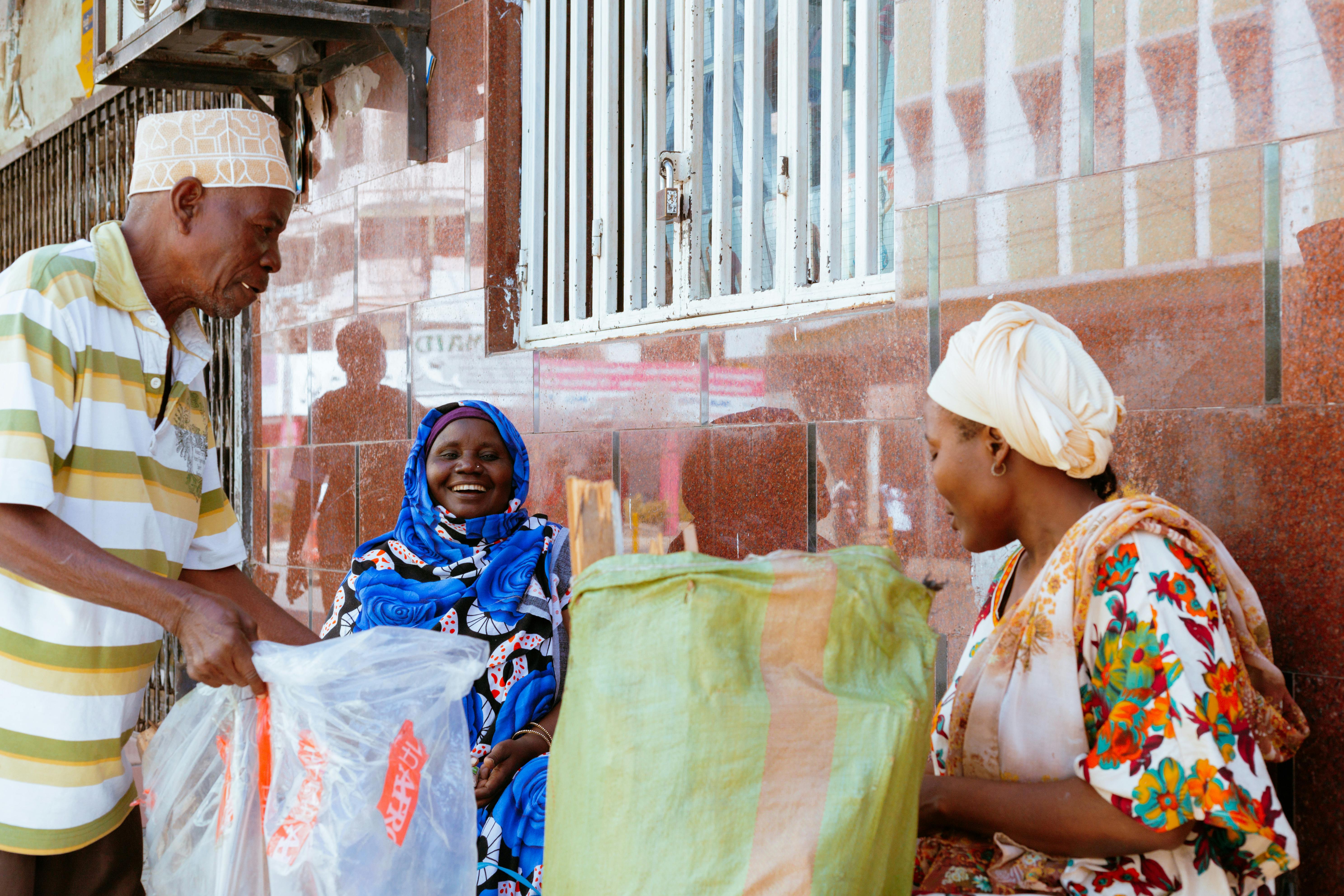 Community members in Somalia