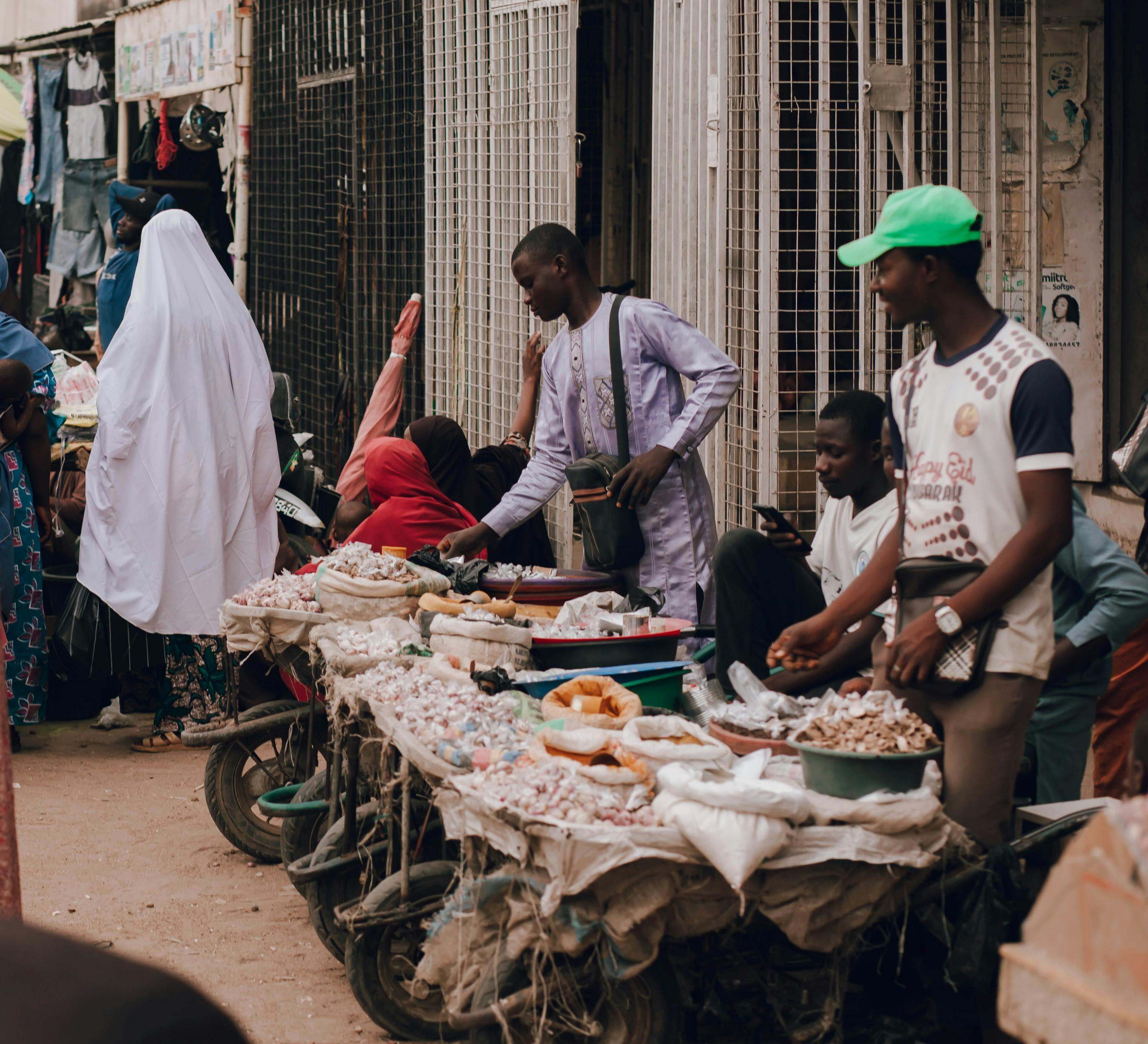 Market vendor in Somalia