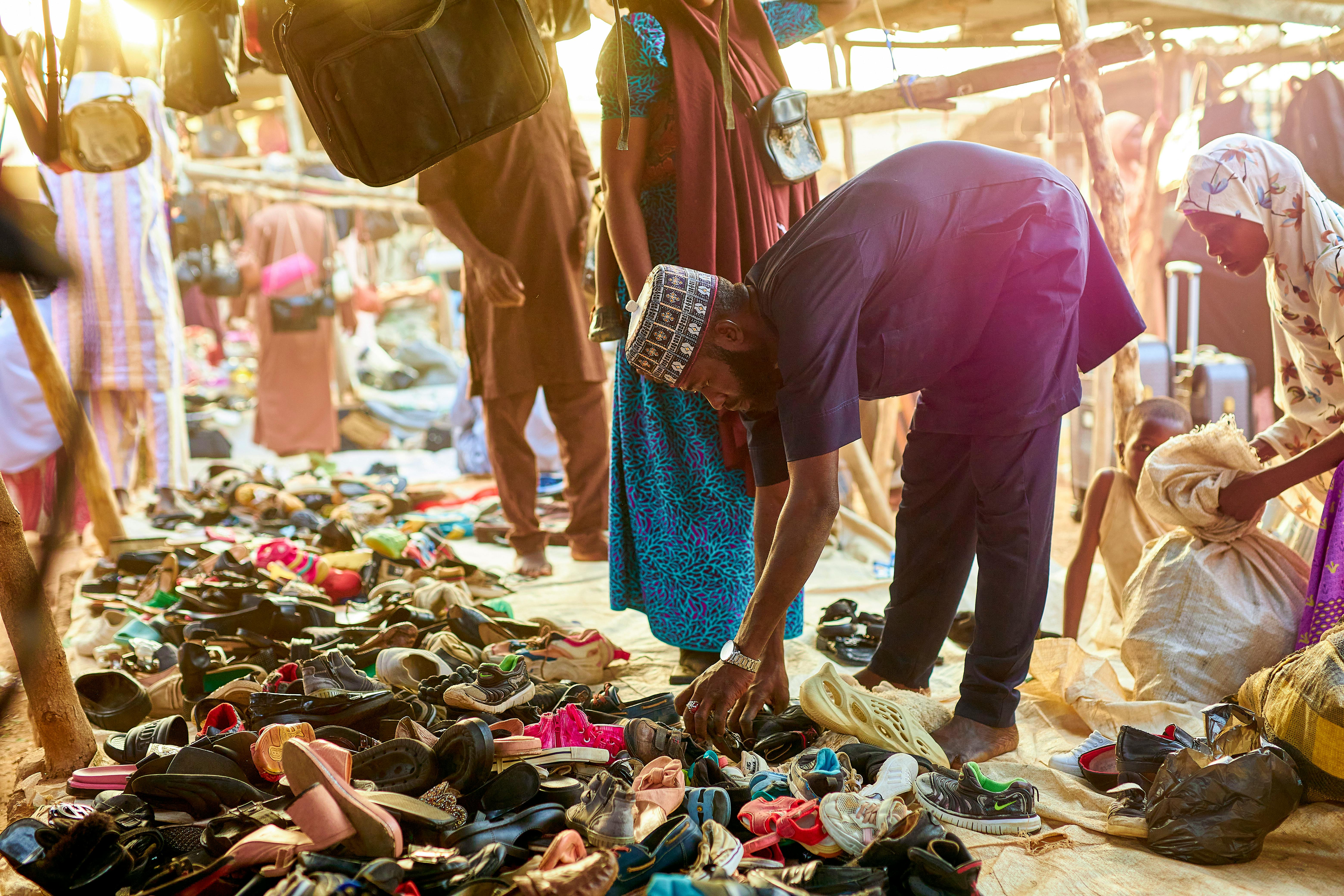 Market scene in Somalia